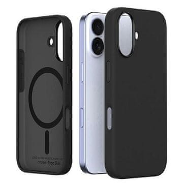araree Ovitek Typo Skin M za iPhone 16, črn