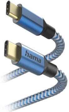 Hama HAMA polnilni/podatkovni kabel Reflected USB-C - 1,5 m moder