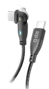 SBS Kabel USB tipa C TECABLE180TCC črne barve