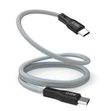 SBS SBS USB-C - 2.0 magnetni kabel 60W 1m siv