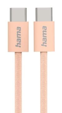Hama HAMA Data Fabric USB-C kabel 1m oranžen