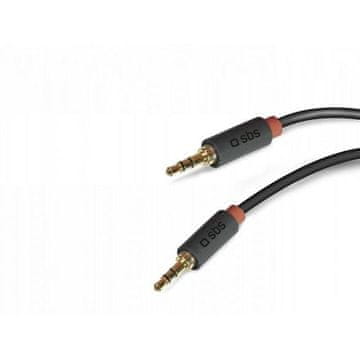 SBS Stereo kabel SBS Audio 3,5 mm vtičnica za mobilne telefone in pametne telefone, 1,5 m
