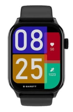 Garett Pametna ura GARETT Activity 3 črne barve