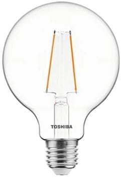 Toshiba TOSHIBA žarnica z žarilno nitko G95 LED 806lm 7W 2700K E27