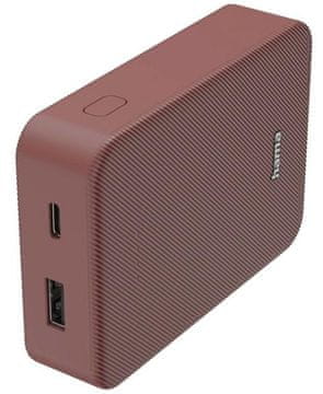 Hama HAMA Power Pack Pocket 10000 Mah prenosna baterija rdeče barve