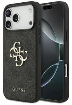 Guess Ovitek GUESS 4G Big Logo za iPhone 17 Pro Max črne barve
