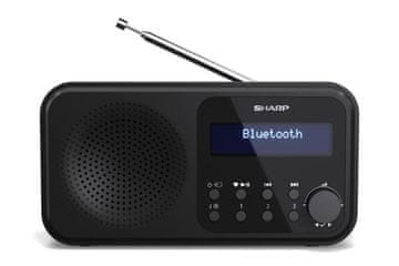 Sharp Prenosni radio SHARP Tokyo DR-P421 črne barve