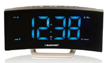 Blaupunkt BLAUPUNKT CR7BK FM radio ura LCD zaslon črne barve