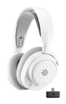 SteelSeries Brezžične slušalke Arctis Nova 7 Gen 2, bele barve