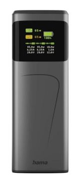 Hama Power Pack 20000 mAh High 65W siva zunanja baterija