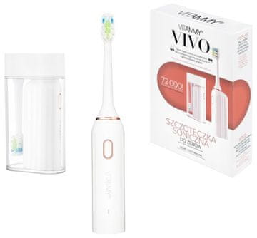 Vitammy VITAMMY TOW016698 Vivo bela sonična zobna ščetka