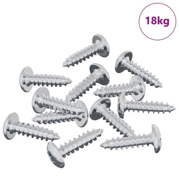 Vijak 13636 pcs srebrna M4 x 16 mm Jeklo