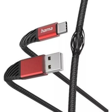 Hama HAMA Data/Extreme USB-A - USB-C USB kabel 1,5 m