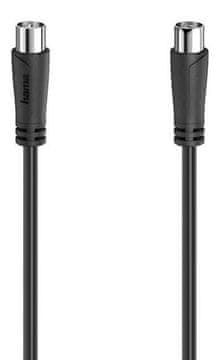 Hama HAMA 90dB antenski kabel vtič - antenska vtičnica 3m črne barve