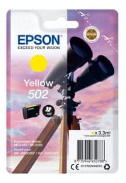 Epson Rumena kartuša s črnilom EPSON 502