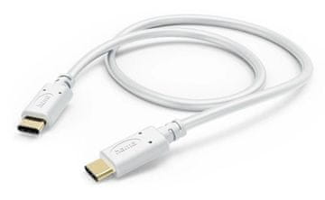 Hama USB-C kabel 1,5 m bele barve