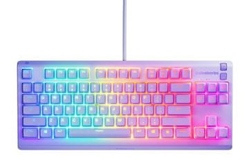 SteelSeries Tipkovnica STEELSERIES Apex 3 TKL vijolična