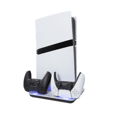 White Shark hladilno stojalo ZA PS5 + 2 POLNILNA STOJALA PS5-05102V2 GUARD-2