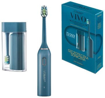 Vitammy VITAMMY TOW016696 Vivo sonična zobna ščetka v mornarsko modri barvi