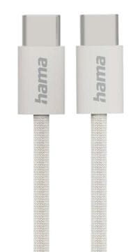 Hama Data Fabric USB-C kabel 1 m sive barve