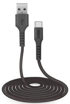 SBS SBS USB-C kabel 3 m črne barve
