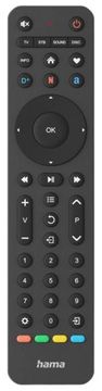 Hama HAMA Univerzalni daljinski upravljalnik za TV 4-v-1 221053 črne barve