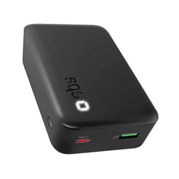 SBS Prenosna baterija SBS visoke gostote 20000mAh 20W črne barve