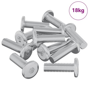 Vijak 1593 pcs srebrna 8 x 25 mm Jeklo