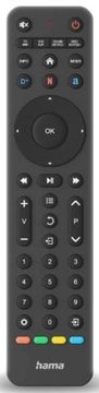 Hama Univerzalni daljinski upravljalnik za TV 8 v 1 221055 črne barve