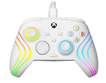 Turtle Beach Žični igralni plošček Afterglow Wave, bel, za Xbox Series/Xbox One/PC 231860