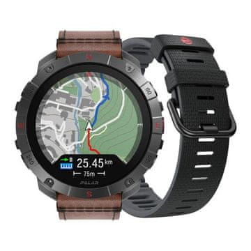 Polar Pametna ura Polar Grit X2 Pro Titan 48 mm M-L + dodaten pašček
