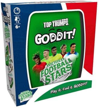 shumee ZMAGOVALNE POTEZE Igra s kartami Goddit World Football Stars z večbarvnimi kartami