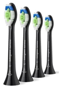 shumee PHILIPS SONICARE Optimal White HX6064/88 glave zobne ščetke 4 kosi črne barve
