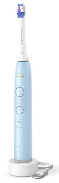 shumee PHILIPS SONICARE Zobna ščetka Sonicare 6100 HX7406/02 bela in modra