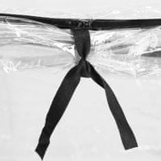 Northix Tunel za rastlinjak PVC z rolo vrati, zaščita pred škodljivci, 3 x 2 x 2 m