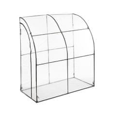 Northix Plastični rastlinjak za paradižnik, UV zaščita, rolo vrata, 200 x 150 x 150 cm