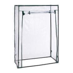 Northix Plastični rastlinjak za paradižnik, kompaktna zasnova, rolo vrata, 150 x 100 x 50 cm