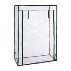 Northix Plastični rastlinjak za paradižnik, kompaktna zasnova, rolo vrata, 150 x 100 x 50 cm