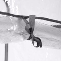 Northix Rastlinjak 3 police, kompaktna zasnova, rolo vrata, prozorna plastika