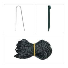 Northix Rastlinjak iz folije s polico, rolo vrata, enostavna montaža, prozorna folija