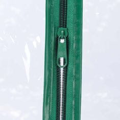 Northix Rastlinjak balkon 3 police, kompaktna zasnova, prozorna plastika, rolo vrata