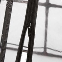 Northix Rastlinjak PVC z 2 vrati, železna konstrukcija, zaščita pred vremenskimi vplivi