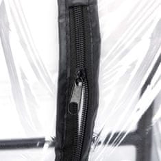 Northix Rastlinjak s PVC pokrovom, poševna streha, modularni sistem, dvoja stranska okna