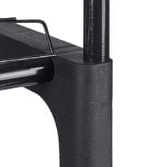 Northix Rastlinjak s 3 policami za balkon, kompaktna zasnova, rolo vrata, prozorna plastika