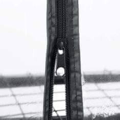 Northix Rastlinjak s 3 policami za balkon, kompaktna zasnova, rolo vrata, prozorna plastika