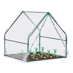 Northix Šotor za rastlinjak z vrati, PVC in jeklo, hitro sestavljanje, zaščita pred vremenskimi vplivi