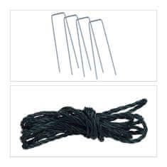 Northix PVC folija za rastlinjak, kompaktna zasnova, rolo vrata, zaščita pred vremenskimi vplivi