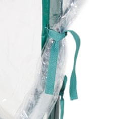 Northix Šotor za rastlinjak z vrati, PVC in jeklo, hitro sestavljanje, zaščita pred vremenskimi vplivi