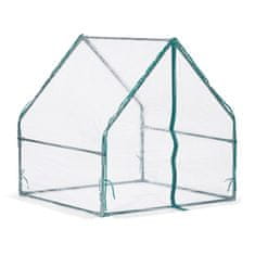 Northix Šotor za rastlinjak z vrati, PVC in jeklo, hitro sestavljanje, zaščita pred vremenskimi vplivi