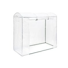 Northix Rastlinjak za paradižnik XL z okroglo streho, UV-odporna folija, nastavljiva vrata